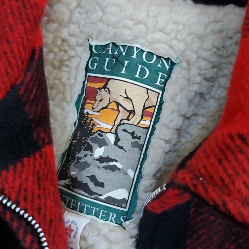 Canyon Guide Outfitters Buffalo check wool shaket Y2K - Picture 4 of 10
